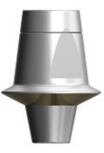 Прямой абатмент Dentis 5,5 × 5,5 мм, высота 1,5 мм, без шестигранника